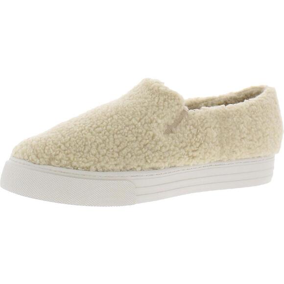 BC Footwear Women's Your Move Faux Shearling Slip On Platform Loafter Sneaker 10 - Picture 1 of 3